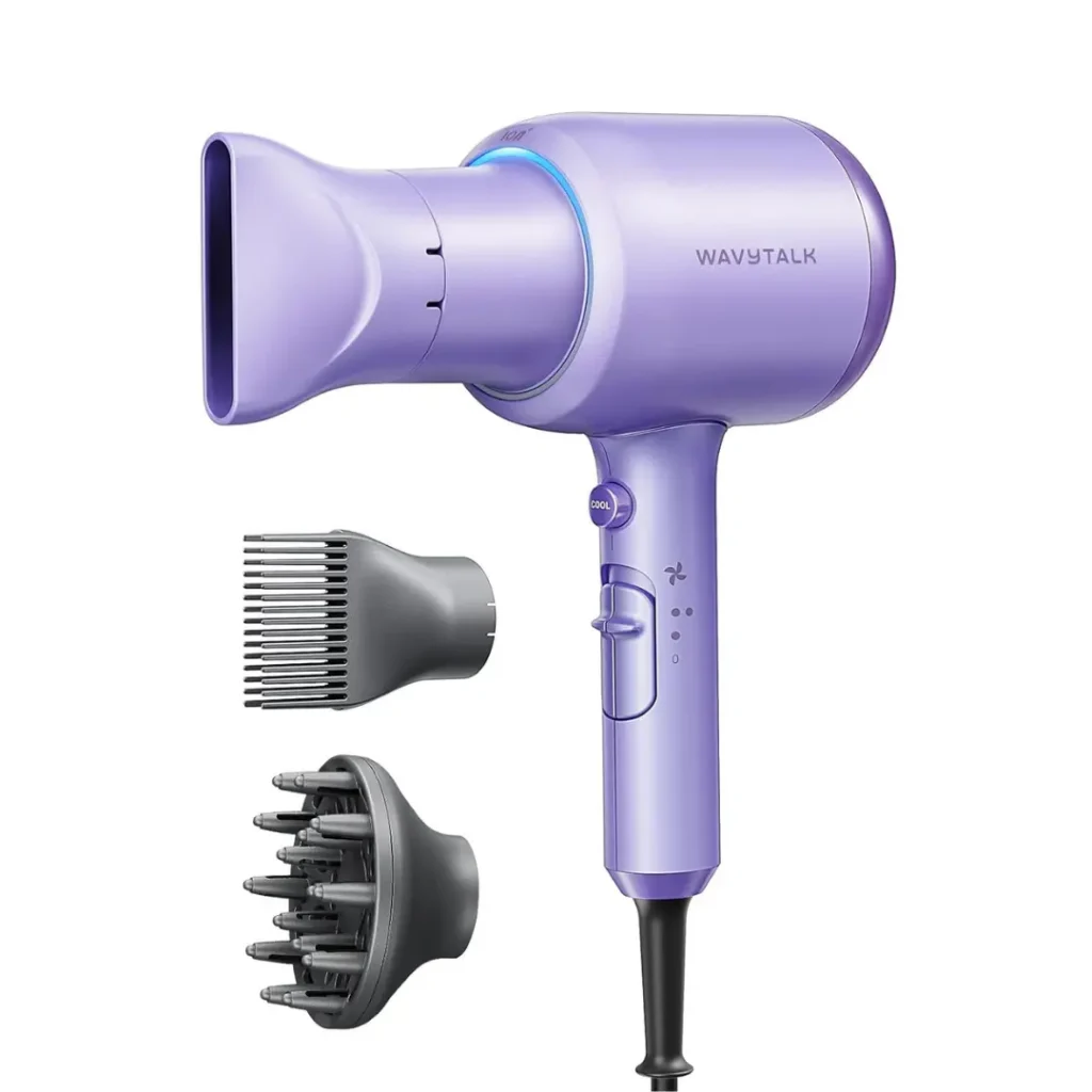 Secadora Wavytalk 3 en 1 con Difusor, Peine y Boquilla
