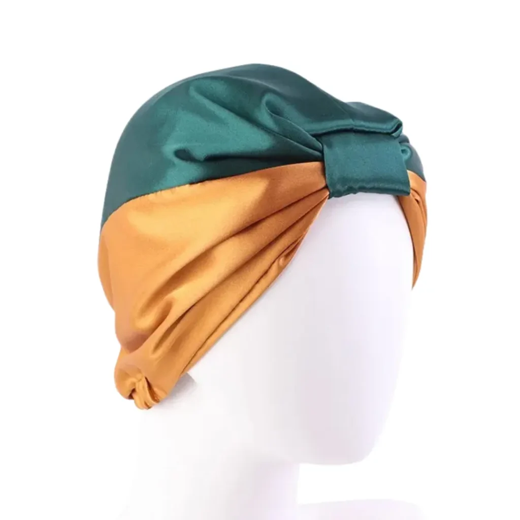 comprar gorro de satén con banda elástica y diseño con nudo en Honduras